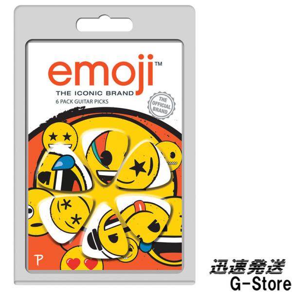 Perri's ギターピック6枚セット LP-EMO13 EMOJI オフィシャルギターピック イエ...