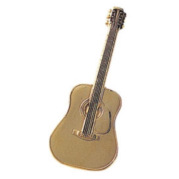PICKBOY ブローチ フォークギター ゴールド MM-80P/FG/G