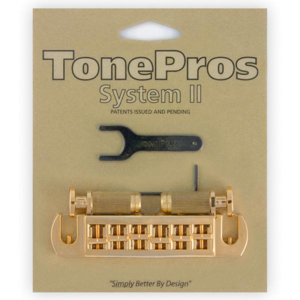 TonePros ブリッジ AVT2P-G Wraparound Set w/SPRS2 Locki...