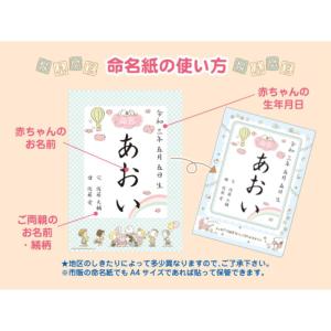手がた記録 手を汚さずに手がたがとれる命名紙セ...の詳細画像5