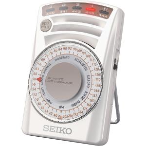 SEIKO クォーツメトロノーム SQ60W ホワイト｜g-store1