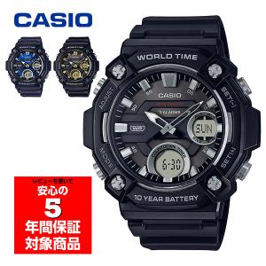 CASIO STANDARD 腕時計 メンズ アナログ デジタル AEQ-120W チプカシ 逆輸入海外モデル｜g-supply