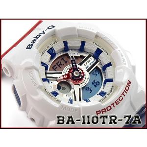 ベビーG Baby-G ベビージー トリコロール・シリーズ カシオ CASIO アナデジ 腕時計 ホワイト レッド ブルー BA-110TR-7ACR  BA-110TR-7A :BA-110TR-7ACR:G専門店G-SUPPLY - 通販 - Yahoo!ショッピング