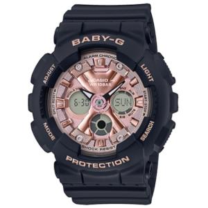 BABY-G ベビーG ベビージー カシオ CASIO アナデジ 腕時計 ブラック ピンク BA-130-1A4JF 国内正規モデル｜g-supply