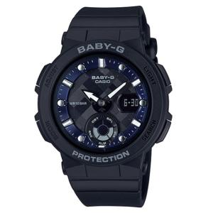 BABY-G ベビーG ベビージー ビーチ・トラベラー・シリーズ カシオ アナデジ 腕時計 ブラック BGA-250-1AJF 国内正規モデル｜g-supply