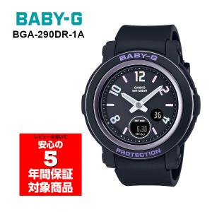 BABY-G BGA-290DR-1A アナデジ レディース 腕時計 ブラック ベビーG ベイビージー 逆輸入海外モデル｜g-supply