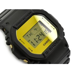G-SHOCK Gショック ジーショック 限定モデル メタリック・ミラーフェイス カシオ CASIO デジタル 腕時計 ブラック ゴールド DW-5600BBMB-1｜g-supply