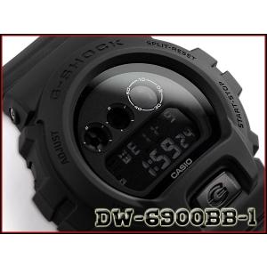 G-SHOCK Gショック ジーショック 逆輸入海外モデル CASIO デジタル 腕時計 マット オールブラック DW-6900BB-1｜g-supply