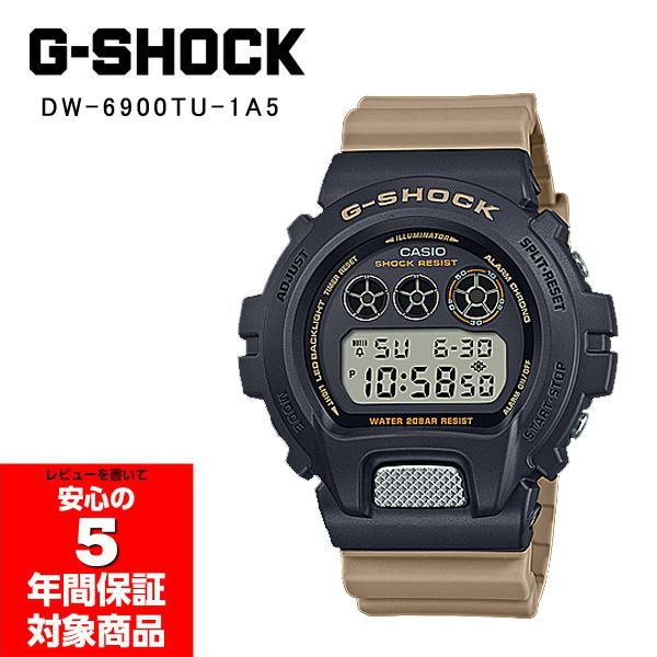 G-SHOCK メンズ 腕時計 ブラック×ベージュdw-6900tu-1a5