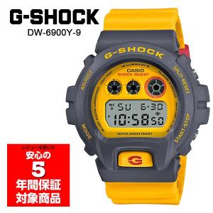 G-SHOCK DW-6900Y-9 腕時計 メンズ デジタル イエロー ブラック Gショック ジーショック カシオ 国内正規品｜g-supply