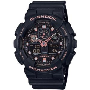 G-SHOCK Gショック ジーショック カシオ CASIO アナデジ 腕時計 ブラック ローズゴールド GA-100GBX-1A4JF 国内正規モデル