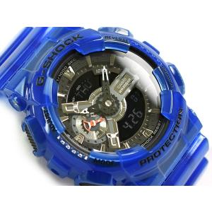 G-SHOCK Gショック ジーショック アクアプラネット カシオ CASIO アナデジ 腕時計 スケルトン ブルー GA-110CR-2ADR GA-110CR-2A