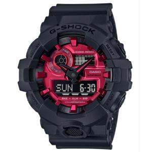 G-SHOCK Gショック ジーショック Black and Red Series カシオ CASIO アナデジ 腕時計 ブラック レッド GA-700AR-1A 逆輸入海外モデル