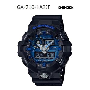 G-SHOCK Gショック ジーショック カシオ CASIO アナデジ 腕時計 ブラック ブルー GA-710-1A2JF 国内正規モデル
