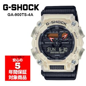 G-SHOCK GA-900TS-4A アナデジ メンズ 腕時計 ホワイト オレンジ Gショック ジーショック 逆輸入海外モデル｜g-supply
