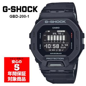 G-SHOCK GBD-200-1 G-SQUAD デジタル メンズ 腕時計 オールブラック Gショック ジーショック ジースクワッド｜g-supply