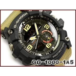 G-SHOCK Gショック マッドマスター 海外モデル  カシオ アナデジ 腕時計 ブラック カーキ ベージュ GG-1000-1A5｜g-supply