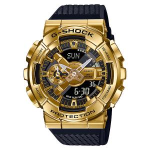 G-SHOCK GM-110G-1A9 Metal Covered アナデジ メンズ 腕時計 ブラック ゴールド CASIO カシオ