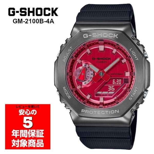 G-SHOCK GM-2100B-4A メンズ 腕時計 アナデジ レッド メタル Gショック ジーシ...