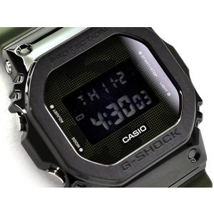 G-SHOCK Gショック ジーショック 5600 メタル 逆輸入海外モデル CASIO カシオ デジタル 腕時計 グリーン ブラック GM-5600B-3ER GM-5600B-3