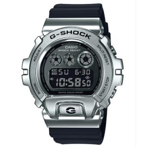 G-SHOCK Gショック ジーショック DW-6900 25周年記念 METAL COVERED  カシオ CASIO デジタル 腕時計 シルバー ブラック GM-6900-1