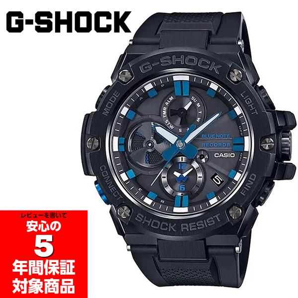 G-SHOCK GST-B100BNR-1A ブルーノートコラボ 限定モデル 腕時計 メンズ ソーラ...