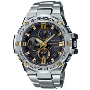 G-SHOCK Gショック ジーショック G-STEEL Gスチール カシオ CASIO ソーラー メンズ 腕時計 ゴールド GST-B100D-1A9JF 国内正規モデル｜g-supply