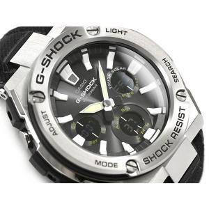 G-SHOCK Gショック Gスチール G-STEEL 海外モデル カシオ ソーラー 腕時計 ブラック シルバー タフレザー GST-S130C-1A