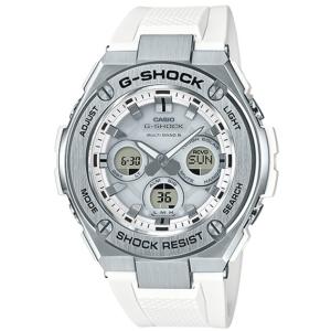 G-SHOCK Gショック ジーショック G-STEEL Gスチール カシオ CASIO 電波 ソーラー メンズ 腕時計 シルバー ホワイト GST-W310-7AJF 国内正規モデル｜g-supply