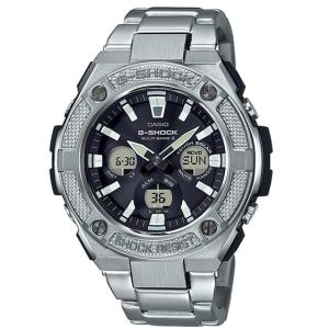 G-SHOCK Gショック ジーショック G-STEEL Gスチール カシオ CASIO アナデジ 腕時計 電波 ソーラー ブラック シルバー GST-W330D-1AJF 国内正規モデル