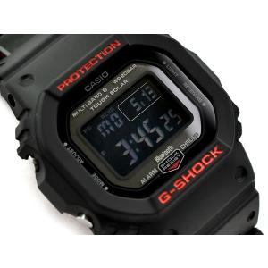 G-SHOCK Gショック ジーショック 逆輸入海外モデル カシオ 電波 ソーラー デジタル 腕時計 ブラック レッド GW-B5600HR-1