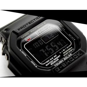 G-SHOCK Gショック ジーショック カシオ CASIO 電波ソーラー デジタル 腕時計 オールブラック GW-M5610-1B