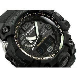 G-SHOCK Gショック マッドマスター 逆輸入海外モデル カシオ ソーラー 電波時計 メンズ 腕時計 オールブラック GWG-1000-1A1
