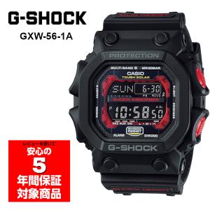 G-SHOCK GXW-56-1A 電波ソーラー デジタル メンズ 腕時計 ブラック レッド Gショック ジーショック｜g-supply