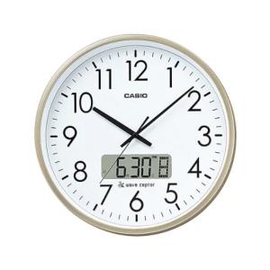 CASIO CLOCK カシオ クロック 壁掛け時計 電波 シャンパンゴールド IC-2100J-9JF｜g-supply