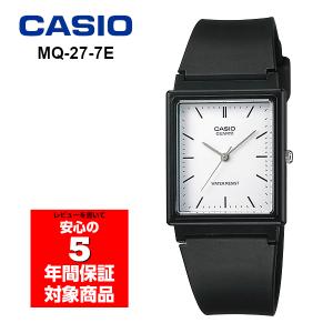 [ネコポス送料無料]CASIO MQ-27-7E チプカシ スタンダード スクエア型 メンズ レディース ユニセックス アナログ 腕時計 逆輸入海外モデル｜g-supply