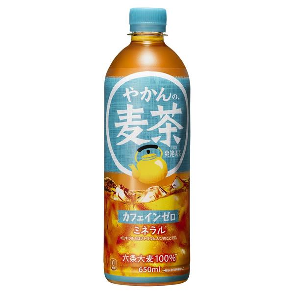 コカ・コーラ やかんの麦茶 from 爽健美茶 PET 650ml 24本入×1ケース