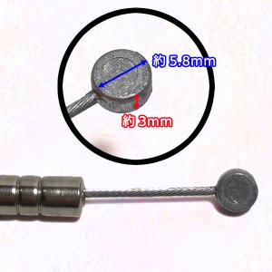 スロットルワイヤー 刈払機 用【全長:約105...の詳細画像2