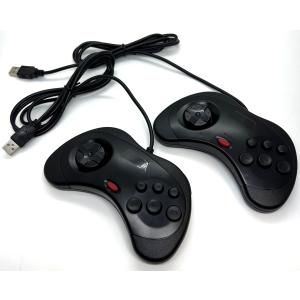 SEGA SATURN USBコントローラー ブラック 2個セット Amazon | Retro-Bit 公式 Sega Saturn 2.4 GHz ワイヤレス