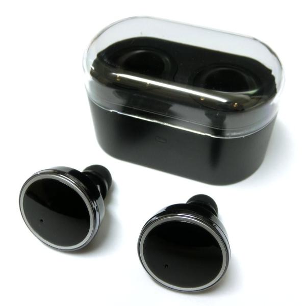 Bluetooth 左右独立型ヘッドセット (ブラック)