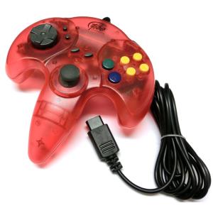 N64 YOBO コントローラー(クリアレッド)