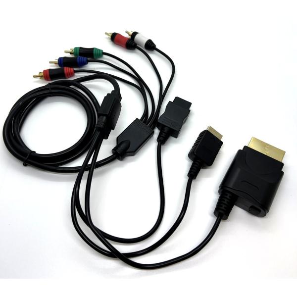 3 in 1 コンポーネントケーブル (Wii XBOX360 PS123)