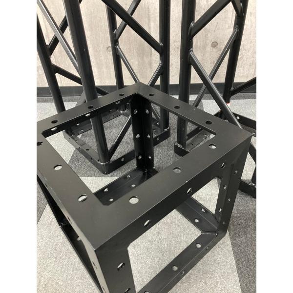 アルミトラス 450角トラス フランジ式（ボルト固定タイプ） black 業界最安値 設計無料