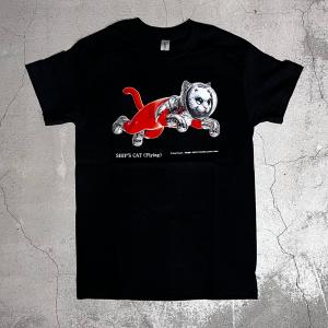 【ヤノベケンジ】 SHIP'S CAT (Flying) / Tシャツ 黒｜g-tsutayabooks