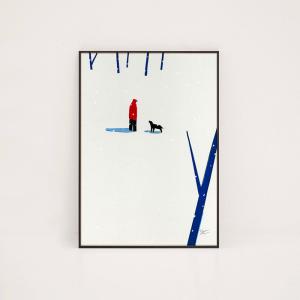 ポスター B2「Snow fun」