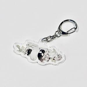 長沢蘆雪「菊花子犬図」　アクリルキーホルダー