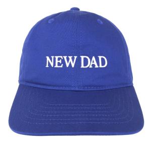 【IDEA】NEW DAD HAT (ROYAL BLUE + WHITE EMBROIDERY) キャップ