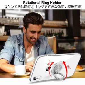 iPhone リング付き クリアケース iPh...の詳細画像2