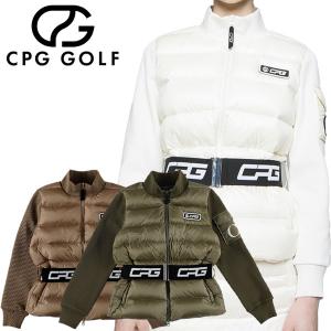 CPG GOLF スリーブニットダウンジャケット レディース ゴルフウェア