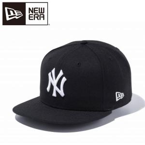 ニューエラ 9FIFTY ニューヨーク・ヤンキース ブラック × ホワイト 12336621